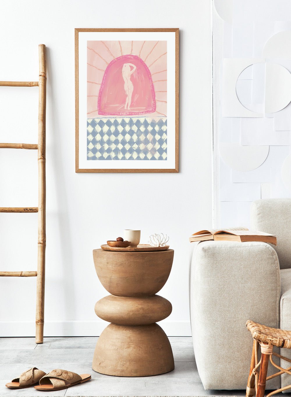 ‘Arched Figure’ Aesthetic Art Print_Sugar & Canvas