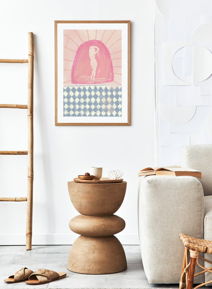 ‘Arched Figure’ Aesthetic Art Print_Sugar & Canvas