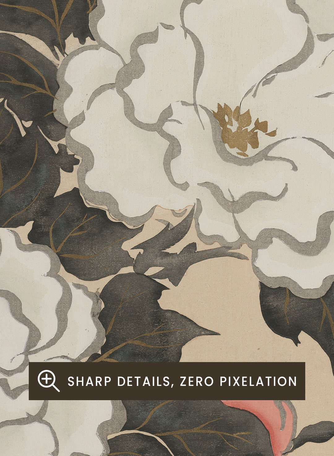 Kamisaka Sekka "Peonies" Art Print