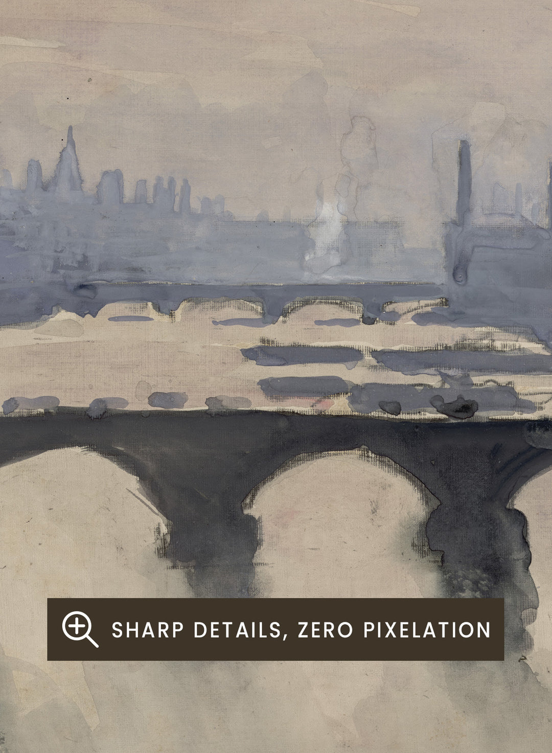 "Out of My London Window" Art Print