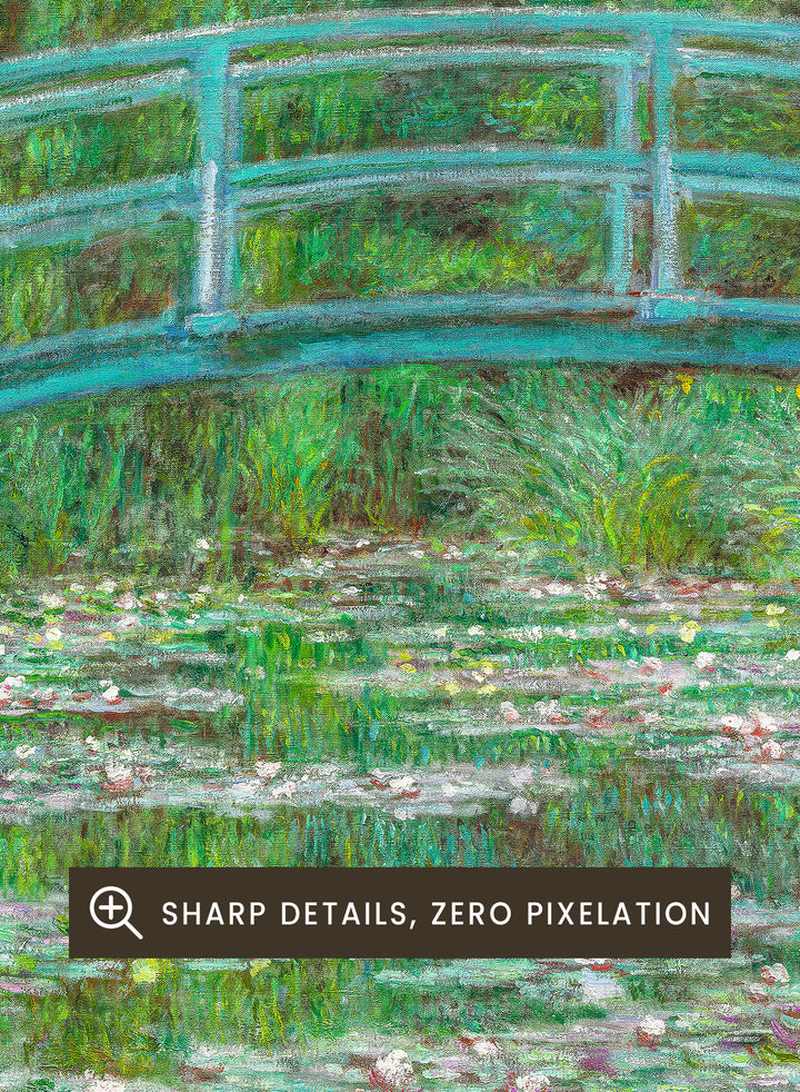 Claude Monet The Japanese Footbridge 1899 Art Print
