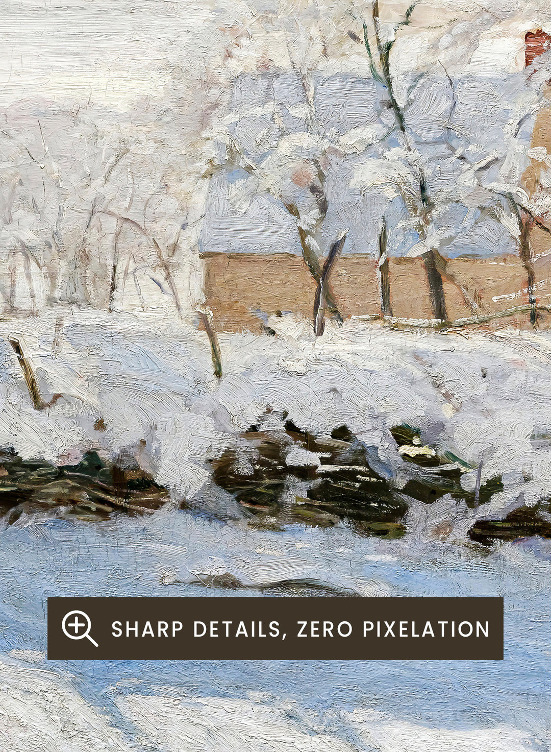Claude Monet The Magpie Art Print