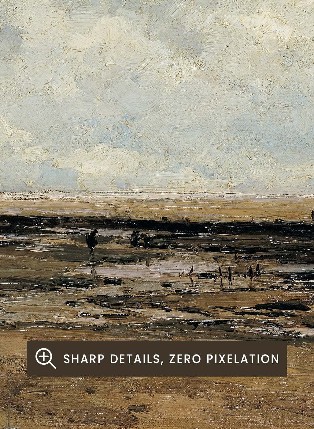 "Villerville Beach, Normandy" Art Print