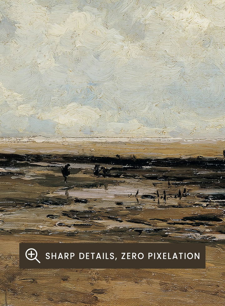 "Villerville Beach, Normandy" Art Print
