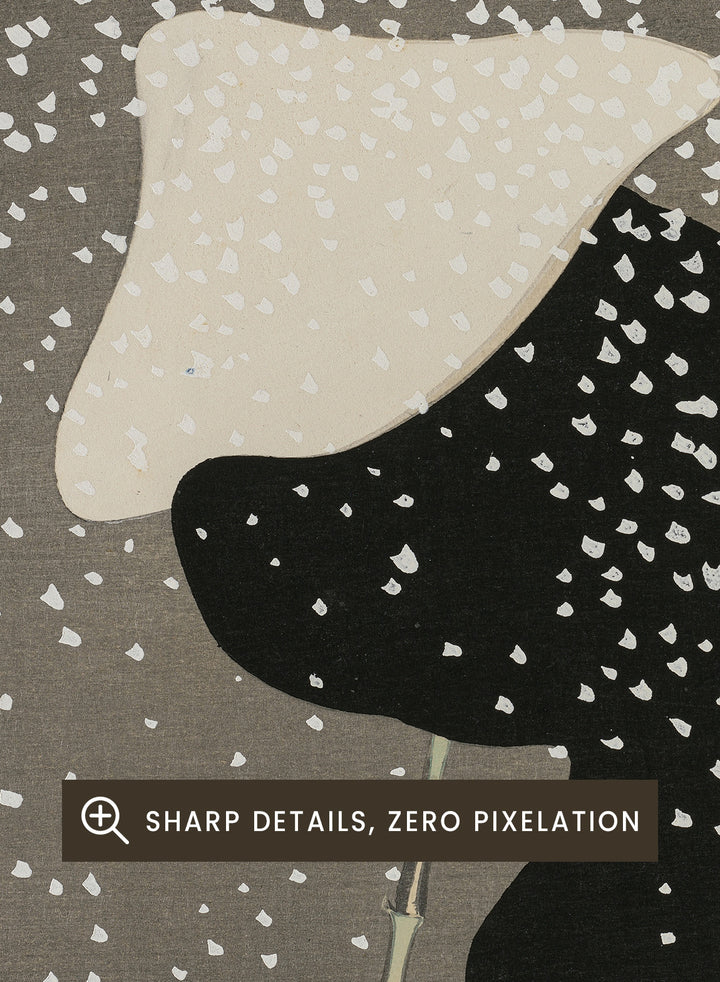 Kamisaka Sekka "Swirling Snow" Art Print