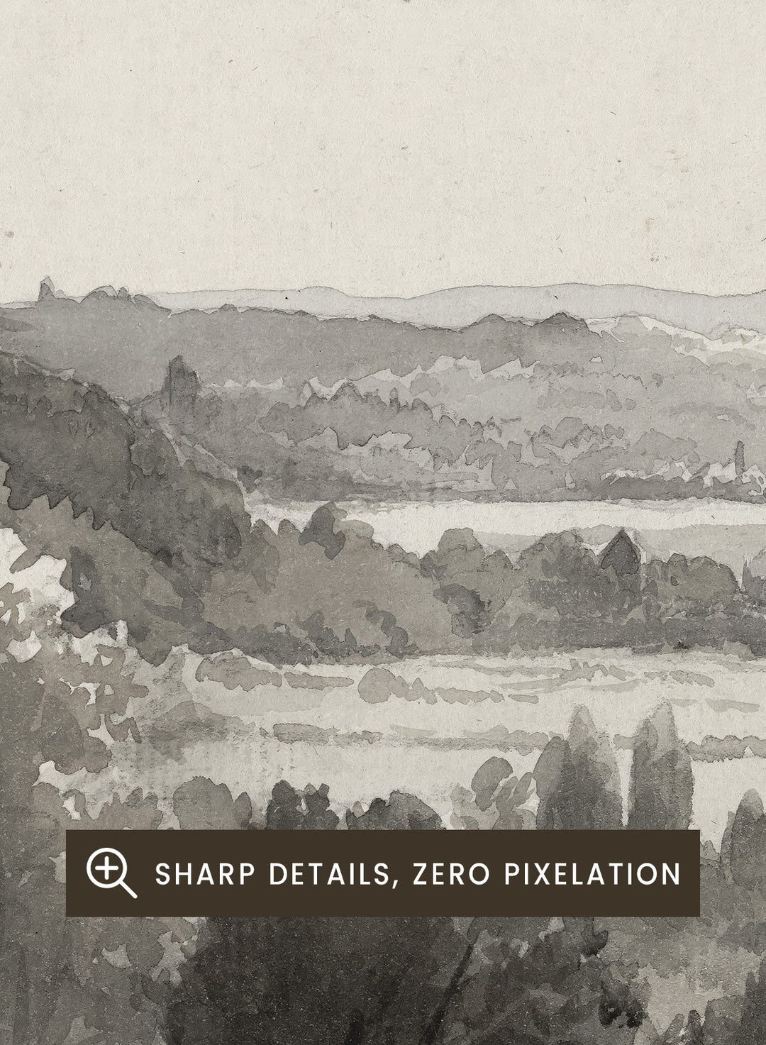 "View of a Valley" Art Print