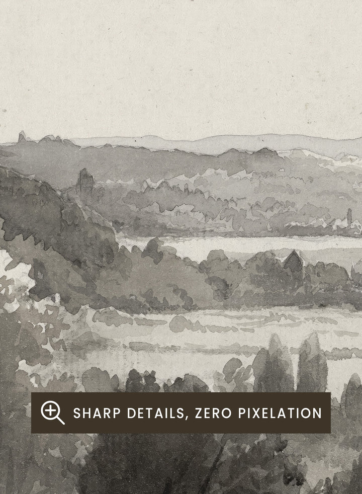 "View of a Valley" Art Print