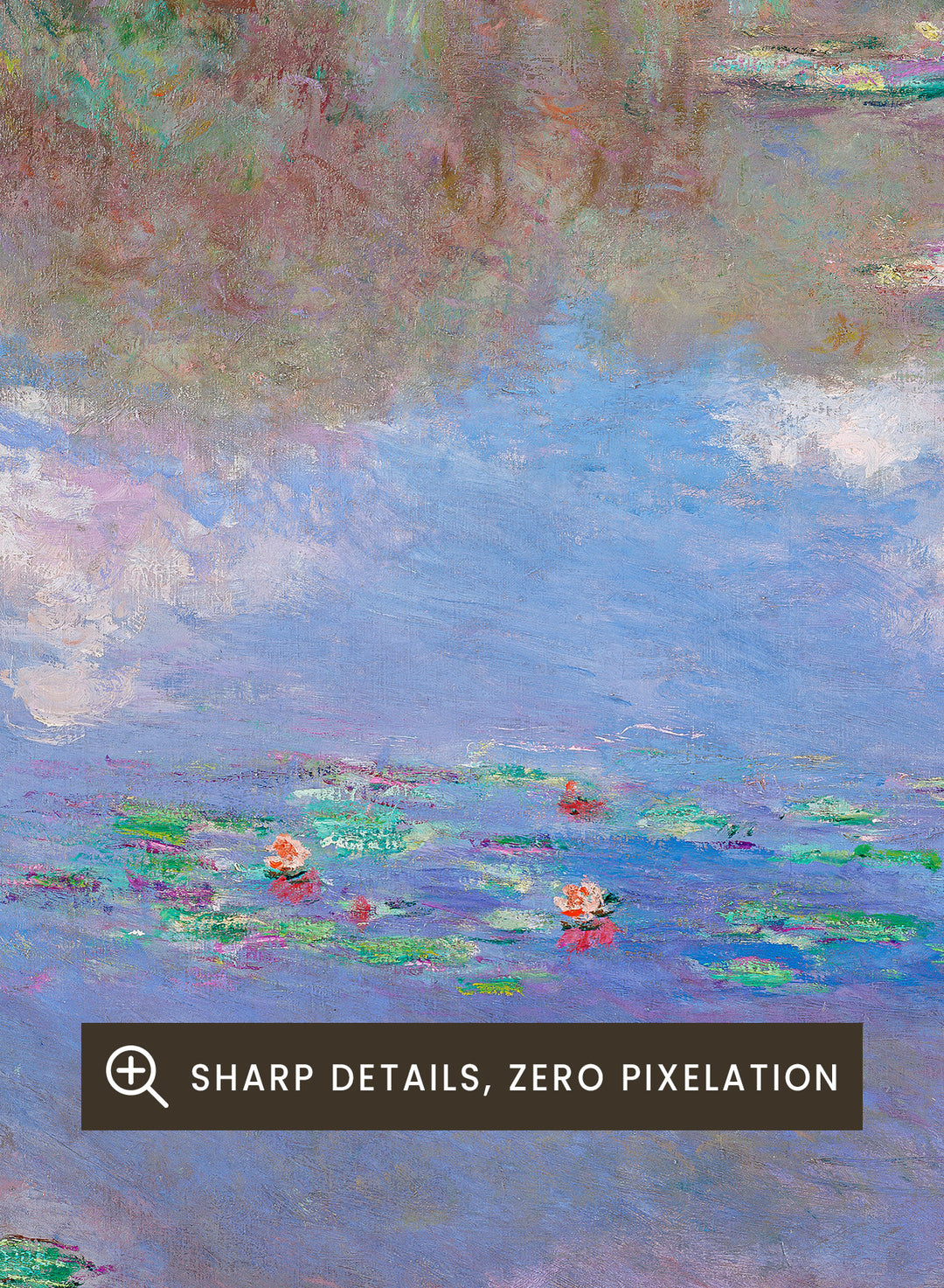Claude Monet The Water Lily Pond (Clouds) Art Print