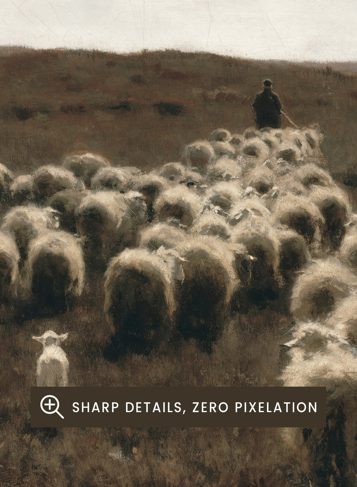 "The Return of the Flock, Laren" Art Print
