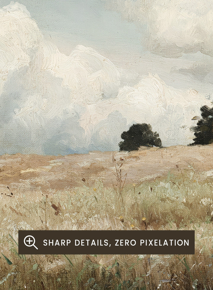 "Sädesfält, Landscape Study" Art Print