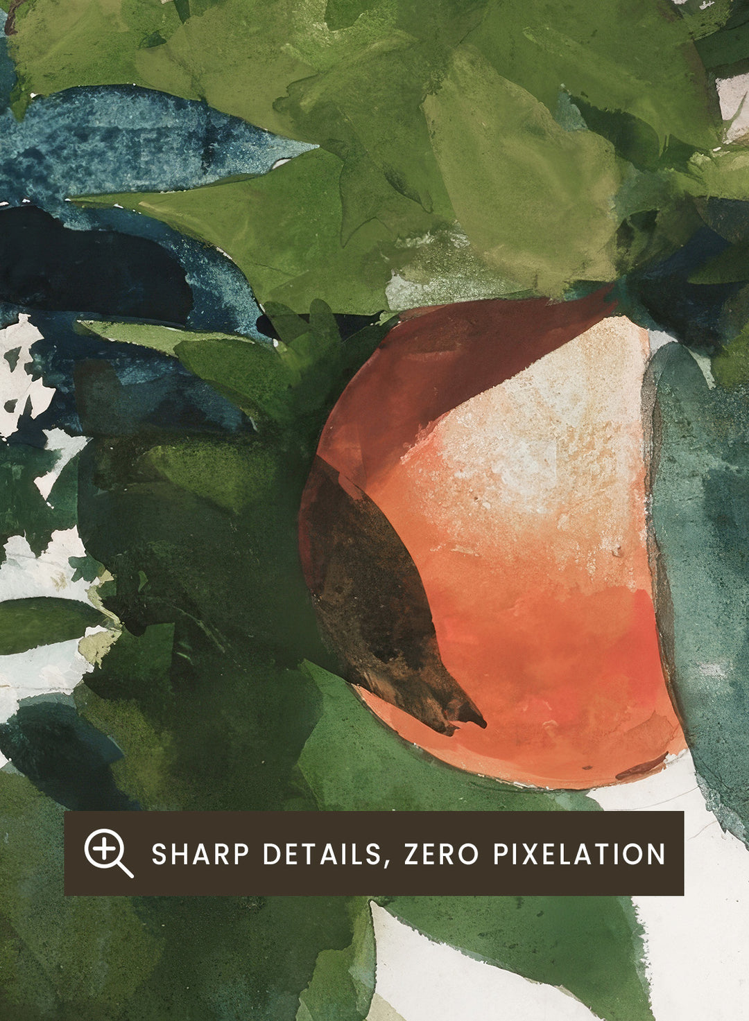 "Oranges on a Branch" Art Print