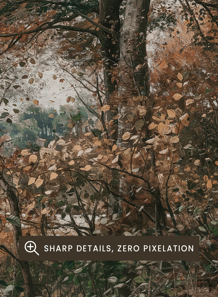 "Charlottendun Forest" Art Print