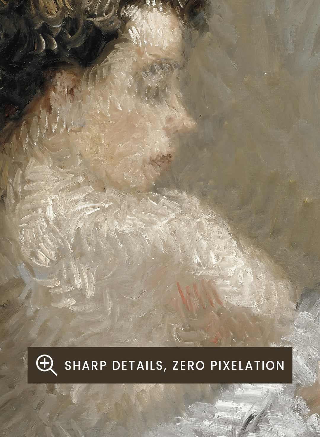 "Figure Crouching" Art Print