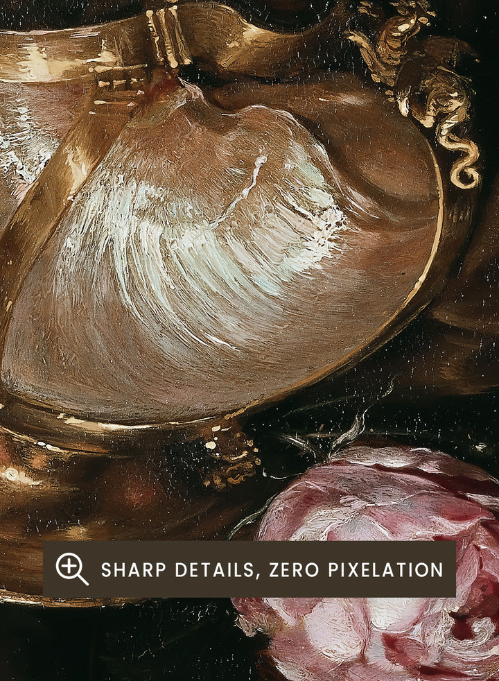 "Still Life with a Nautilus Goblet" Art Print