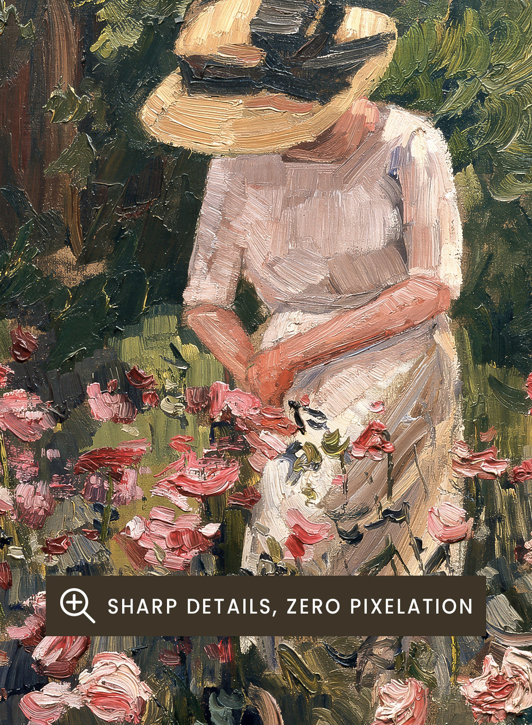 "Rose Bed" Art Print
