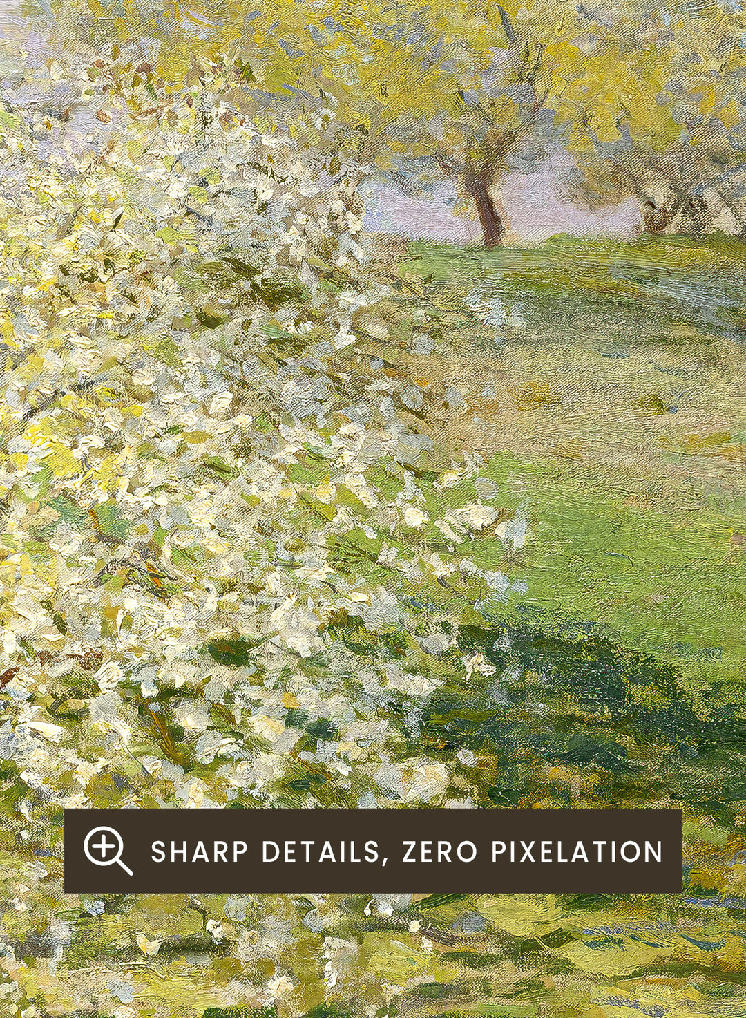 Claude Monet Spring (Fruit Trees in Bloom) Art Print