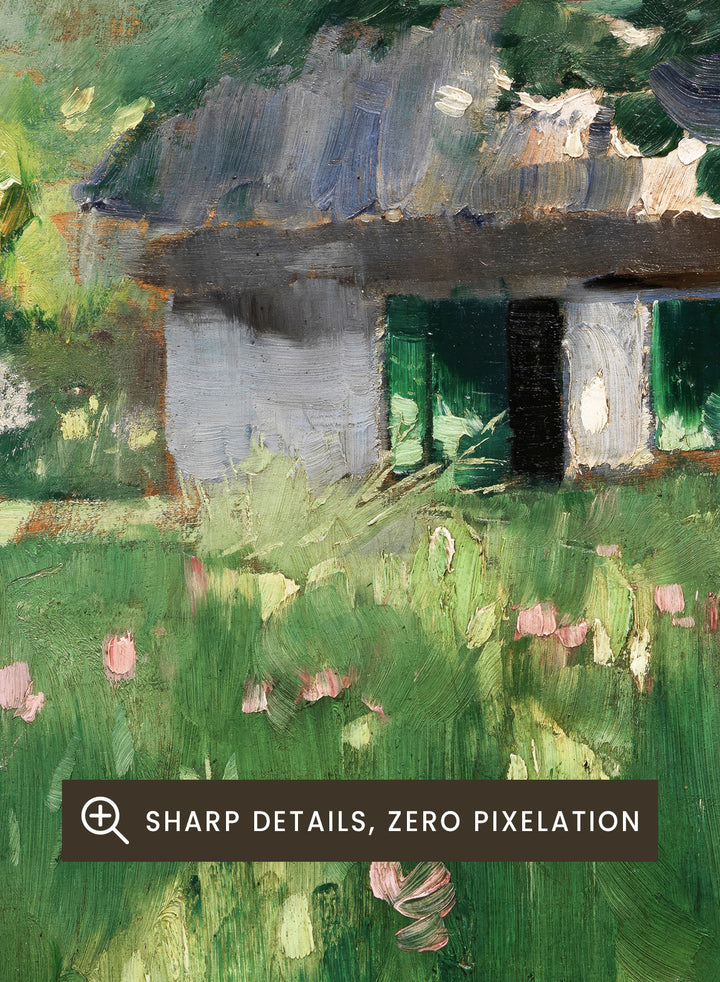 "Farmhouse Near Ferch" Art Print