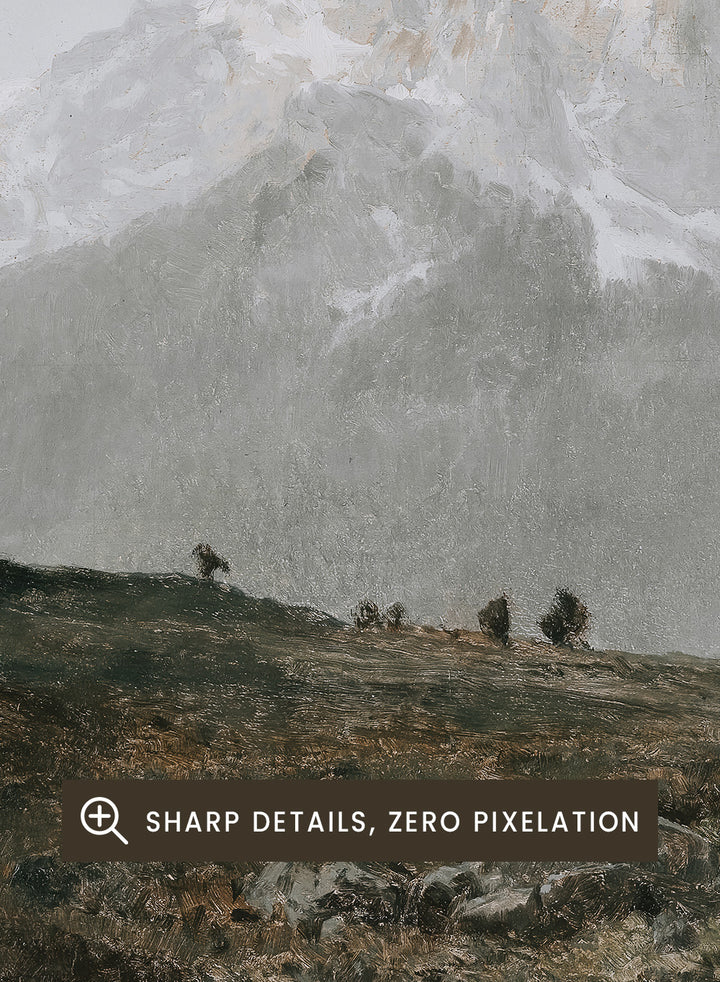 "Mountain Landscape" Art Print