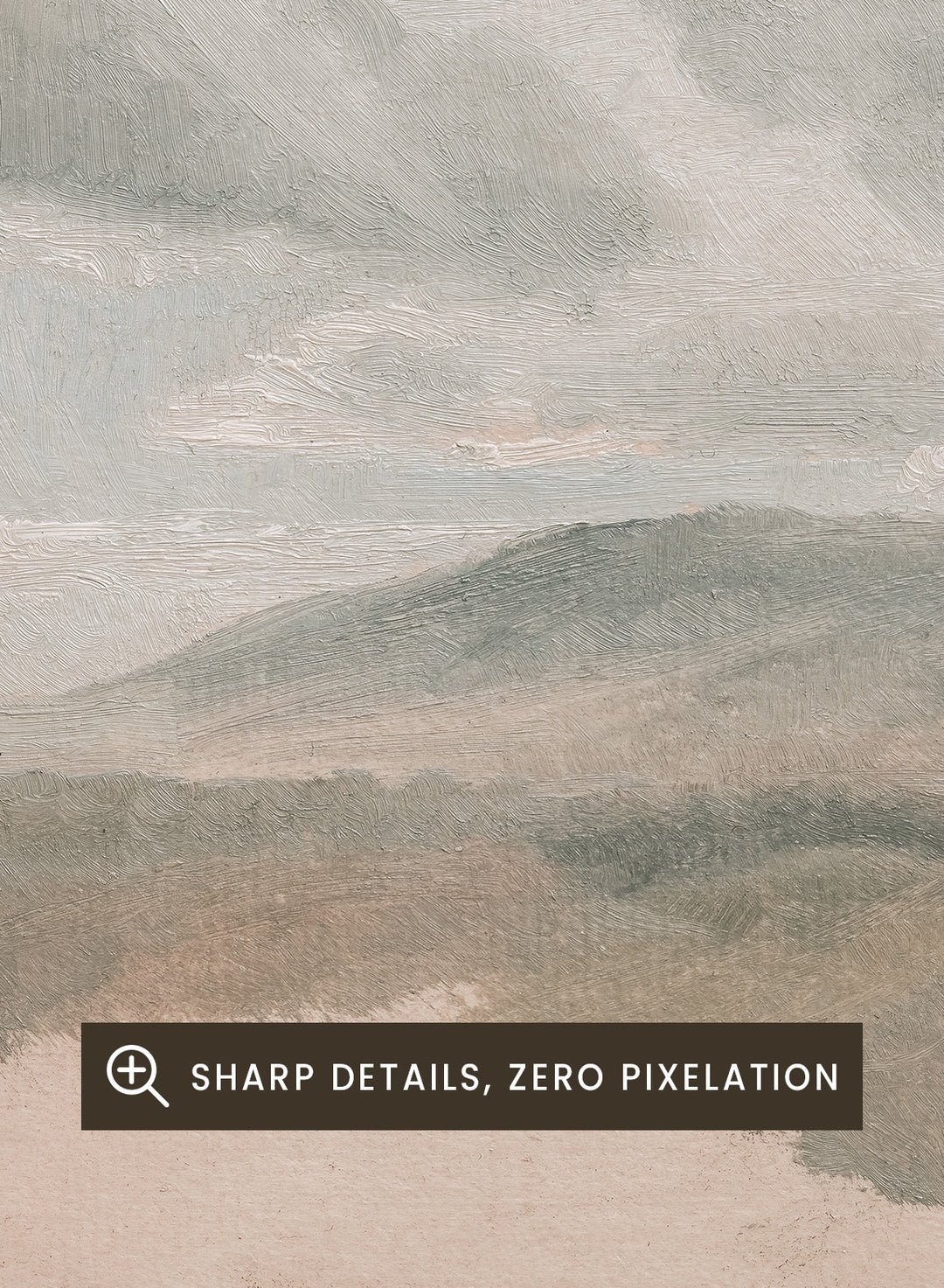 "Landscape Study with Clouds" Art Print