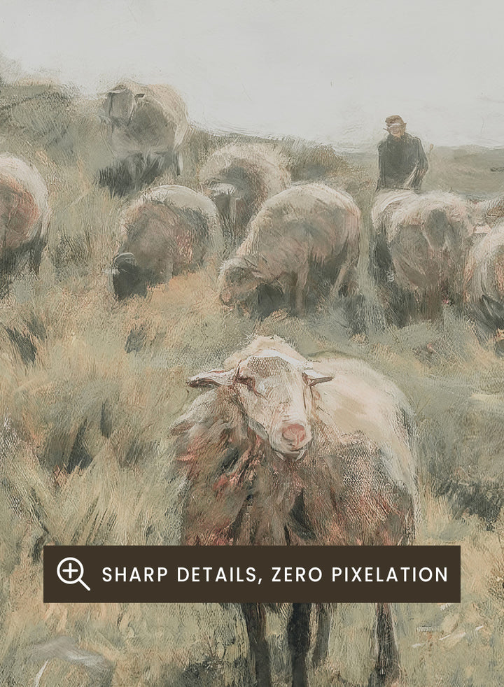 "On the Dunes" Art Print