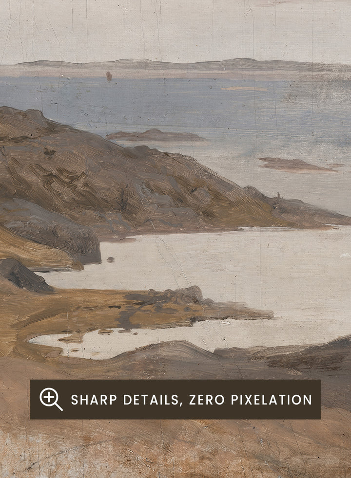 "Motif from Bohuslan" Art Print