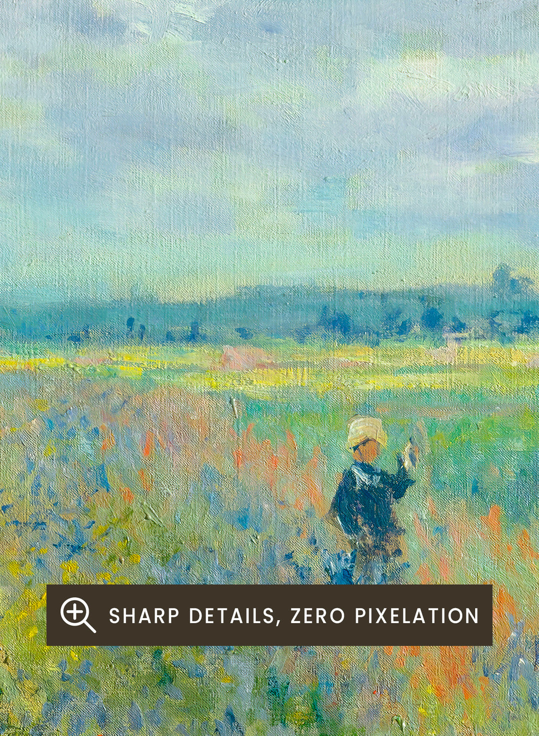 Claude Monet Poppy Fields near Argenteuil 1875 Art Print