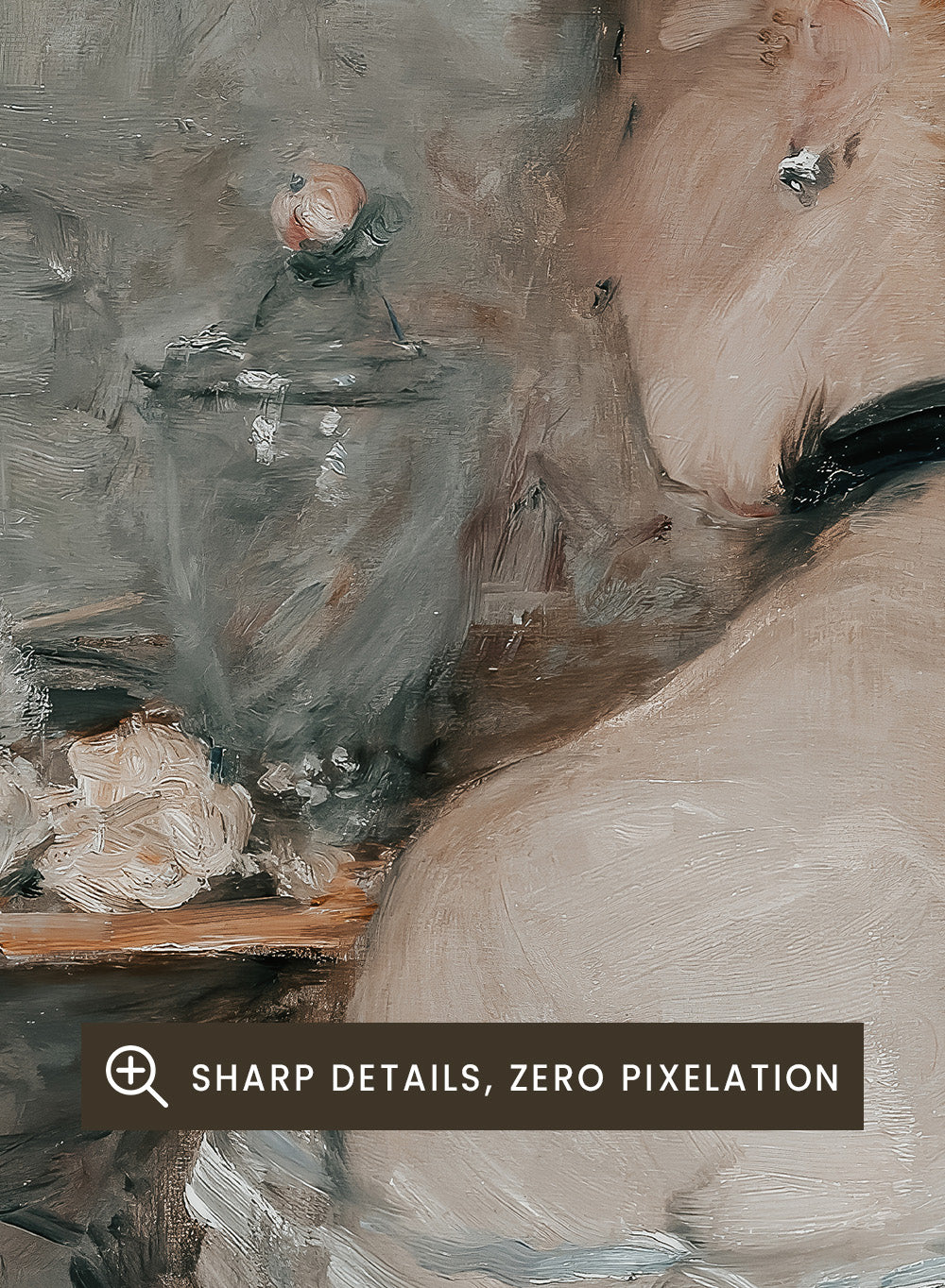 "Woman at Her Toilette" Art Print