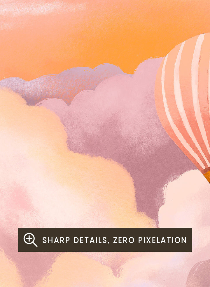 Goed Blauw - In the Clouds Art Print