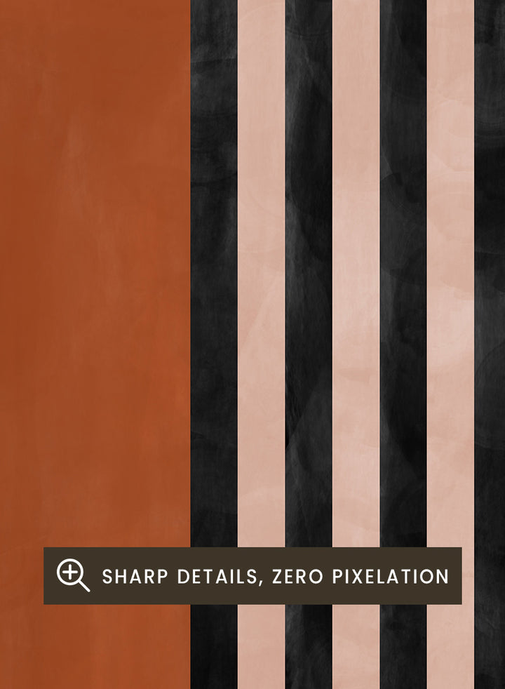 Elena Ristova - Folded Stripe Illusion Art Print