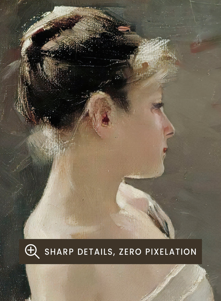 "Model Study" Art Print