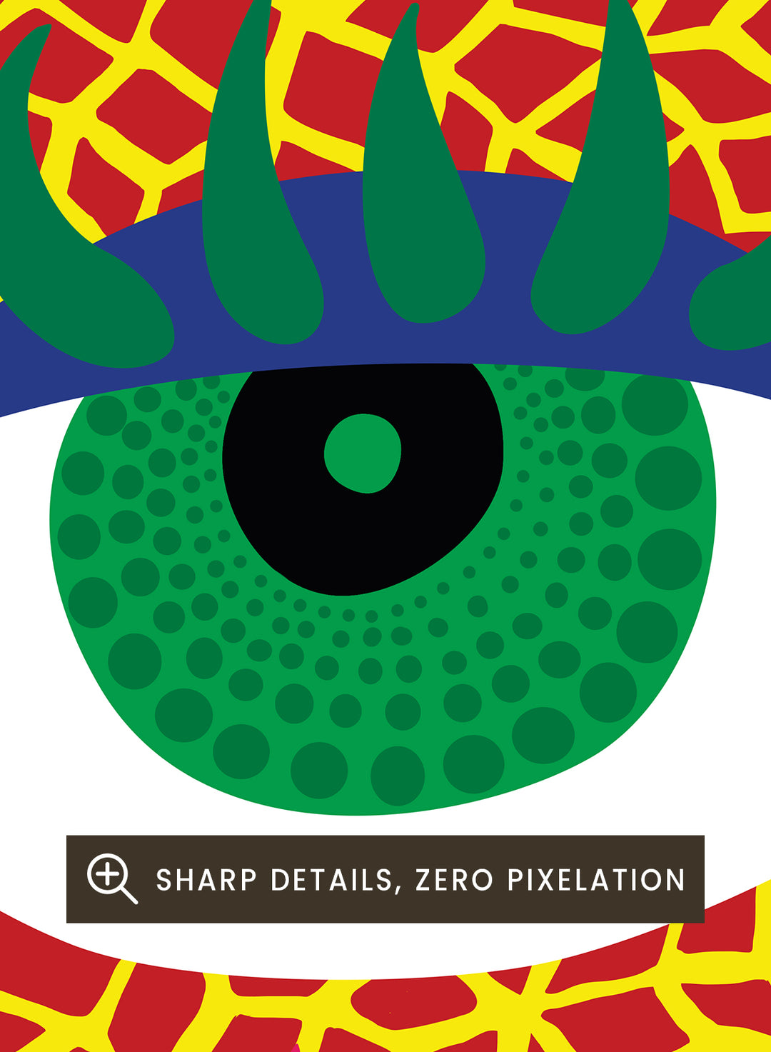 Inspired by Yayoi Kusama 草間彌生 On the Ocean Eyes Art, this exhibition Japanese poster art print showcases illustration of abstract eyes against ocean waves. Featuring vintage On the Ocean art, this Japani vintage exhibition poster by Yayoi Kusama is perfect for any boho, retro, minimalist, or abstract space.