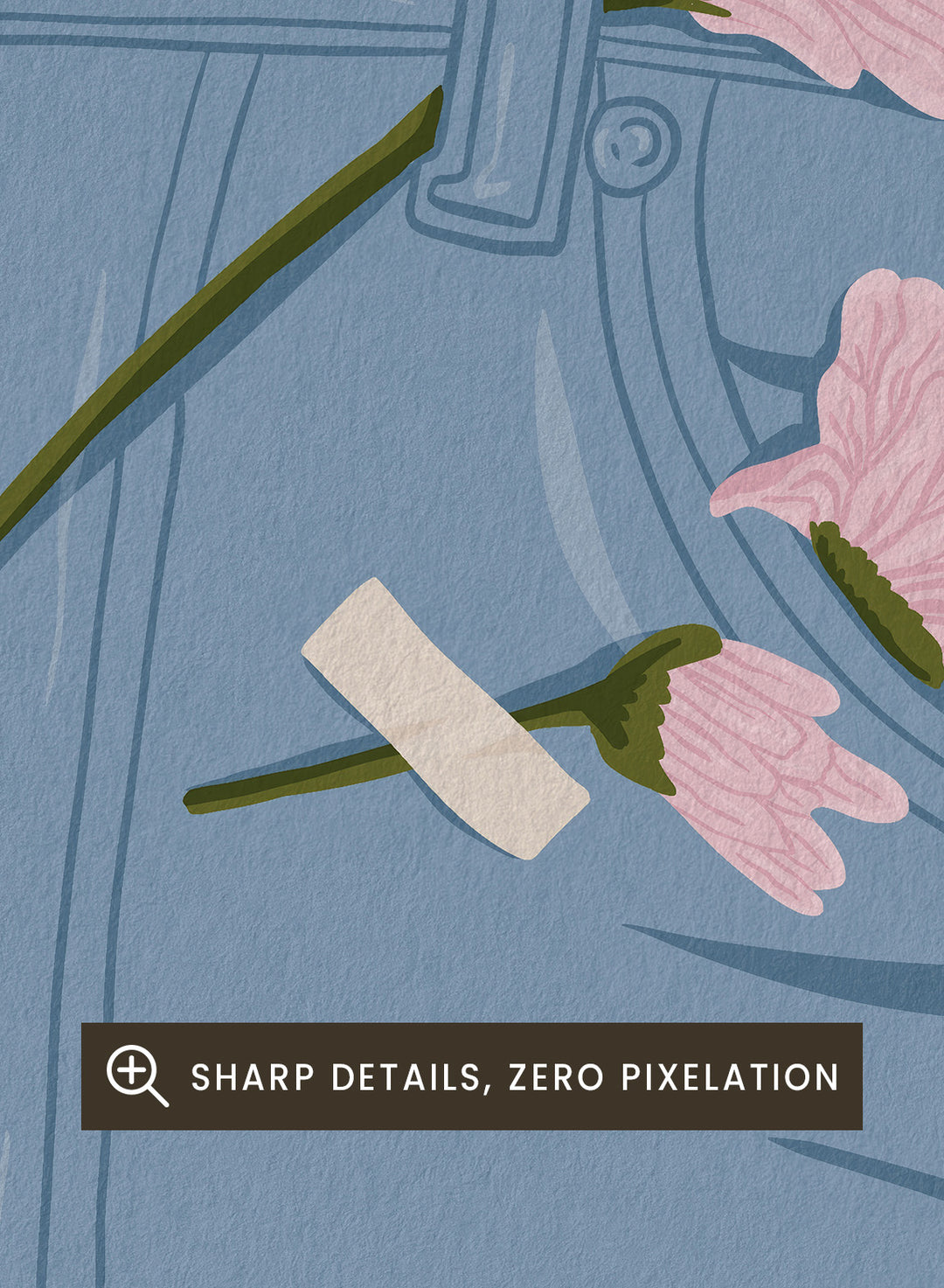 A stylized illustration of a person&