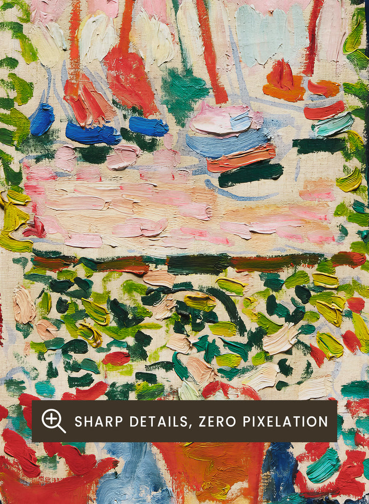 Featuring original Henri Matisse's Artwork Open Window, Collioure summer 1905 painting, this lithograph wall art print showcases classic vintage fauvism Matisse art. Featuring colorful art and text, this vintage exhibition poster by National Gallery of Art is perfect for any boho, eclectic, retro,or minimalist space.