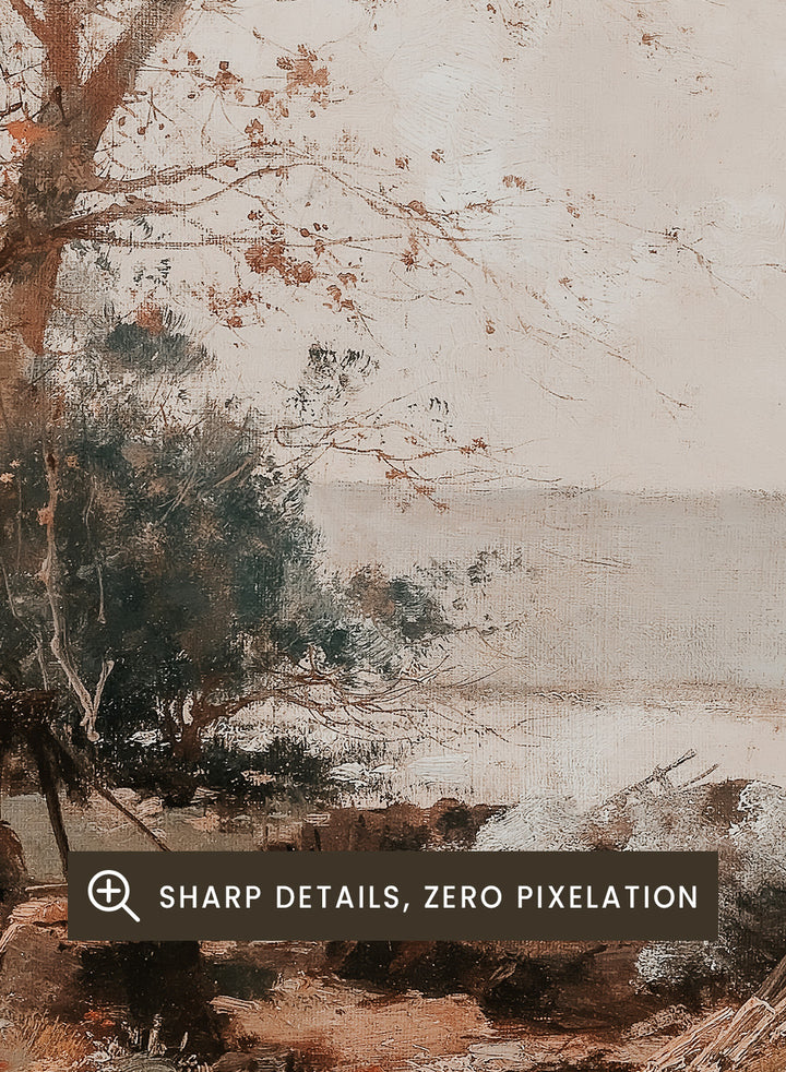 "River Landscape" Art Print
