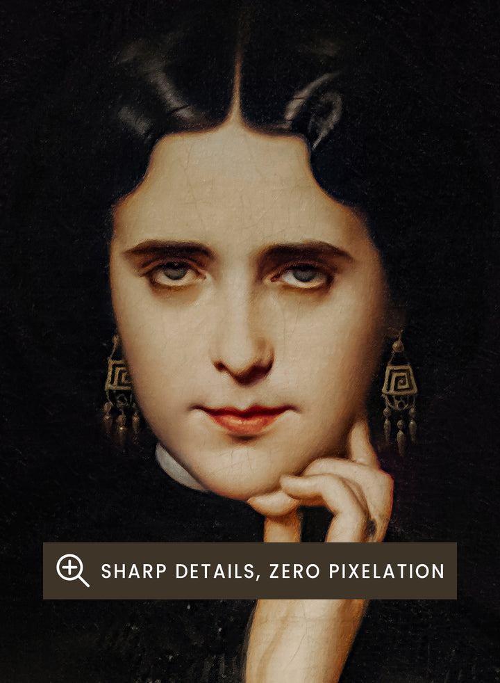 "Madame de Loynes" Art Print