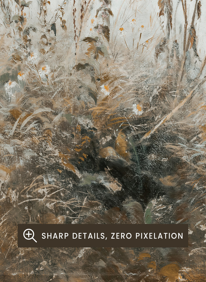 "Shore of Flooded River in Blossom" Art Print