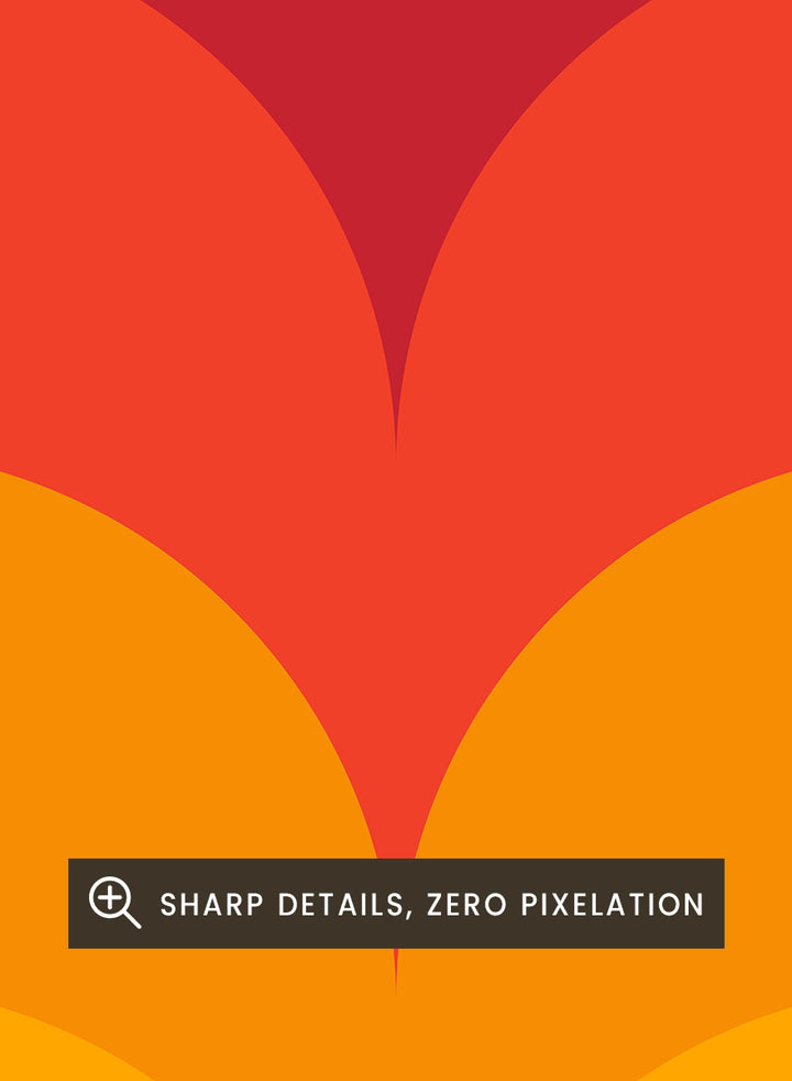 A retro-style poster for Bryce Canyon National Park with a cream background, a large abstract canyon landscape graphic in red, orange, and yellow, and text reading &