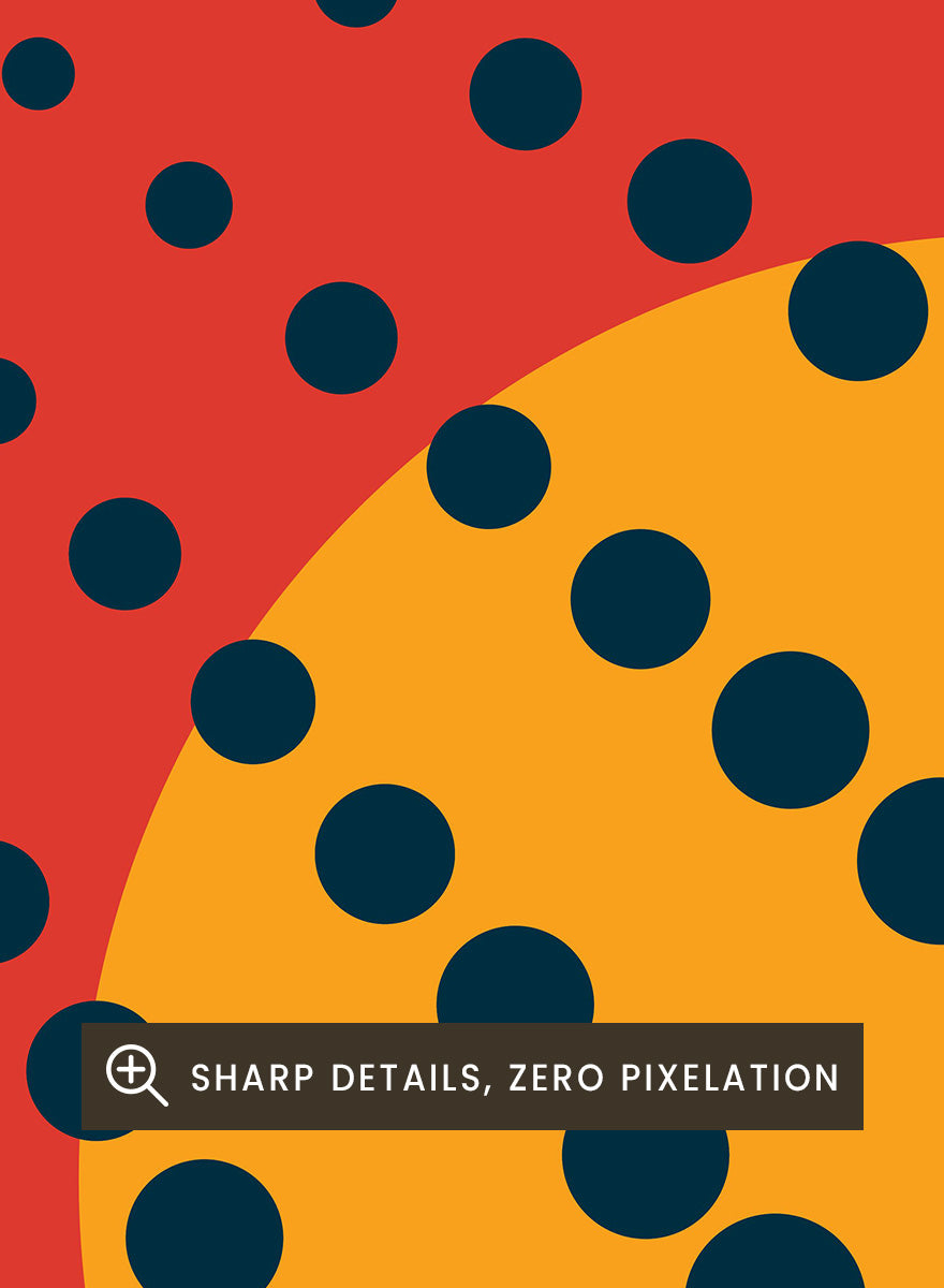 A vintage-style travel poster for Everglades National Park, United States, featuring a bold red background, a large yellow circle, and dark blue dotted radial lines. The top reads &