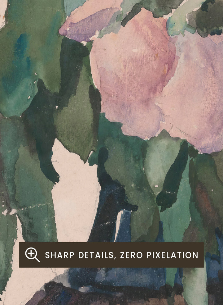 "Vase with Peonies" Art Print