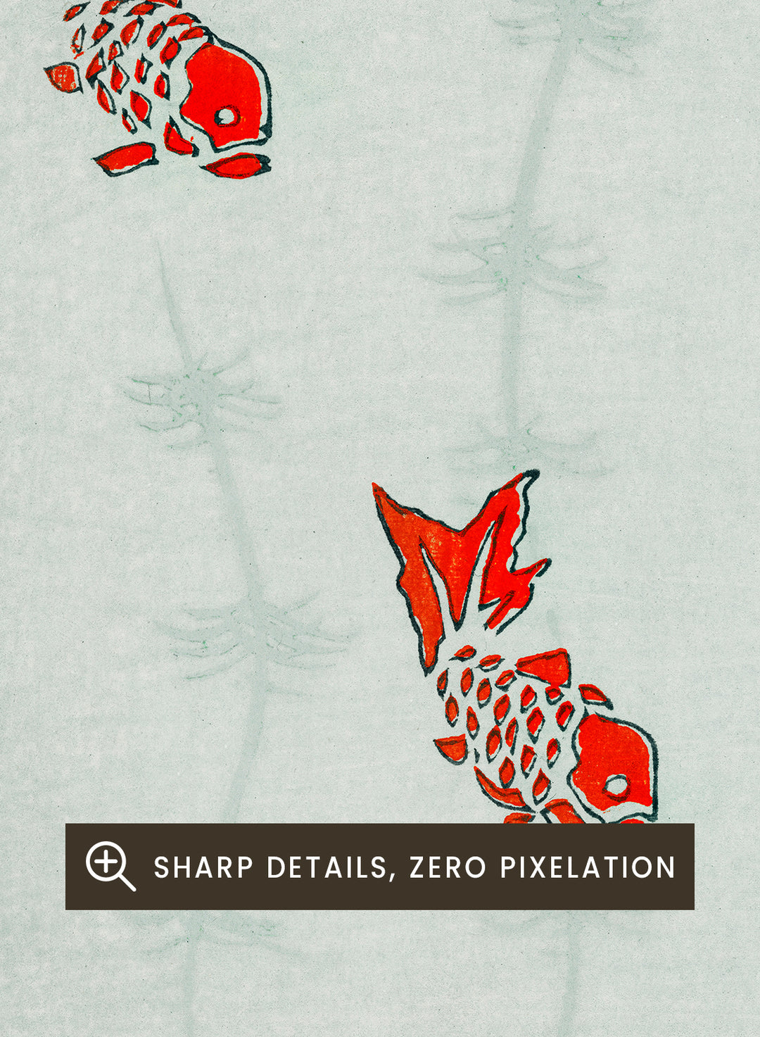 Watanabe Seitei Gold Fish Art Print
