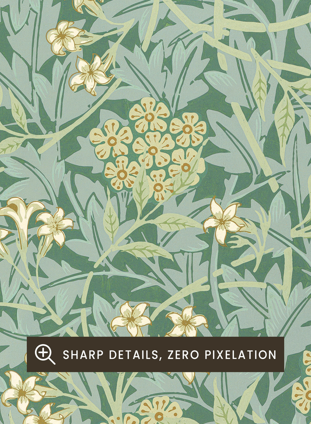 William Morris Jasmine Pattern Art Print