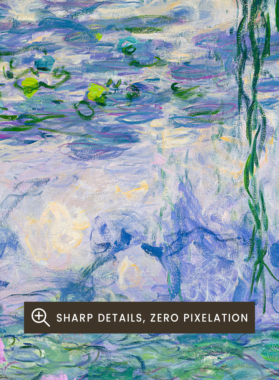 Claude Monet Water Lilies 1916 Art Print | Vintage Exhibition