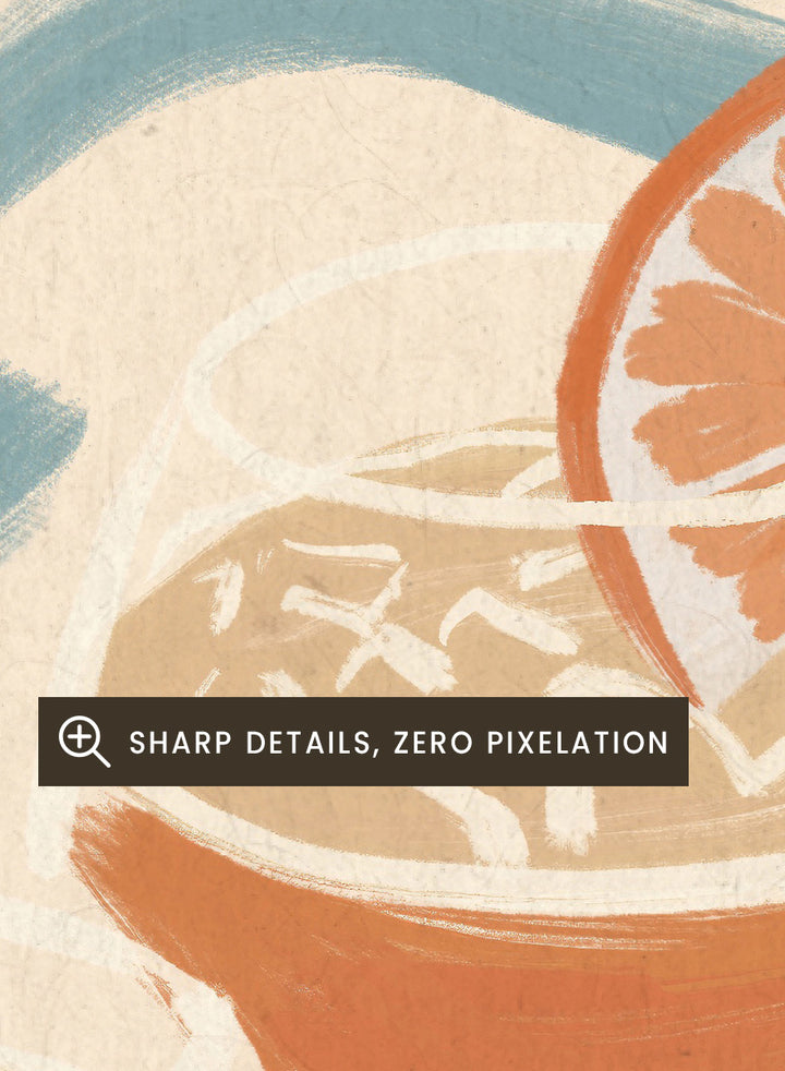 A travel-style poster reading “APERITIVO” with “CÓTE MEDITERRANÉENNE” beneath it, showing illustrated cocktails, citrus fruits, palm leaves, blue ocean waves, and sunglasses on a warm beige background.Aperitivo Beach Day by Katarzyna Gąsiorowska Mediterranean art print featuring spritz cocktails, oranges, sunglasses, and vintage coastal style.