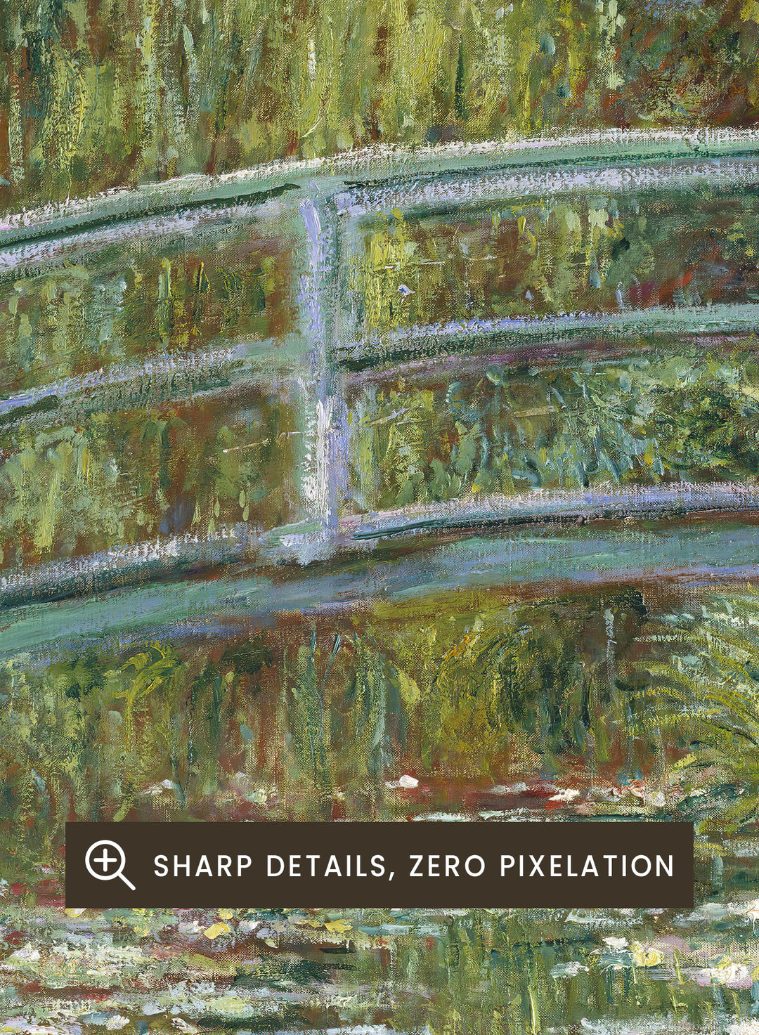 Claude Monet Bridge over a Pond of Water Lilies Art Print