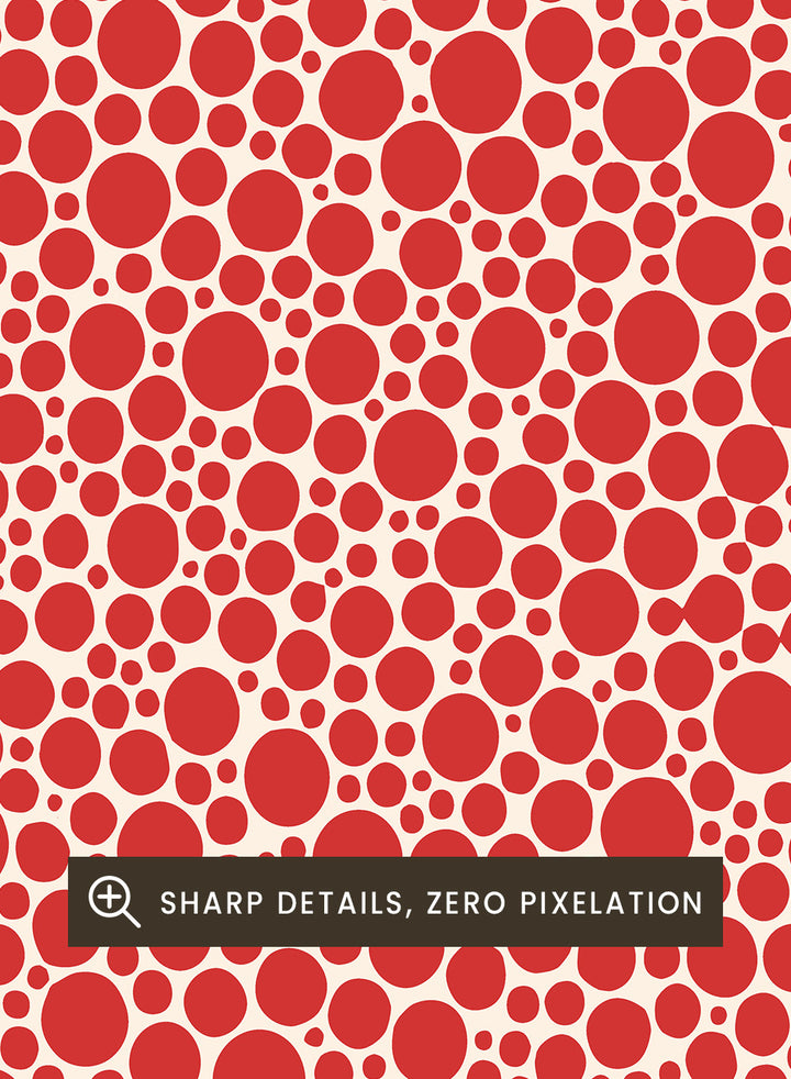 Polka Dots Inspired by Yayoi Kusama Art Print