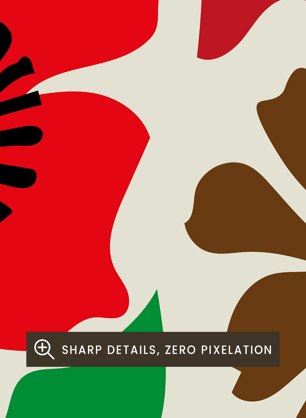 Art print of 'The Illustrated Book of Wild Flowers Volume 2' with two stylized flowers on a red background. The Illustrated Book Of Wild Flowers Vol. 2 Red by Frances Collett is a floral art print featuring two illustrated wild flowers on a bold red background. Officially licensed wall poster with optional framing.