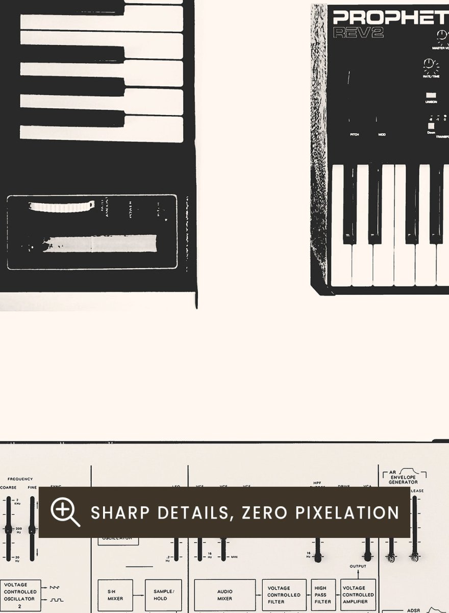 Florent Bodart - Vintage Synthesizer Collection Licensed Fine Art