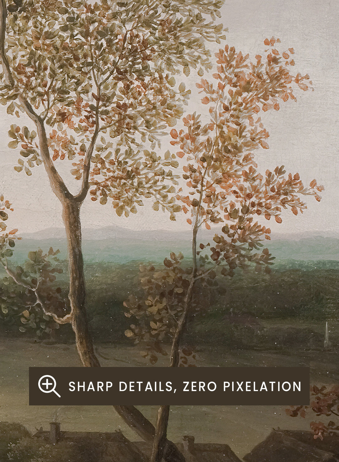 "View of the Country near Jægerspris" Art Print