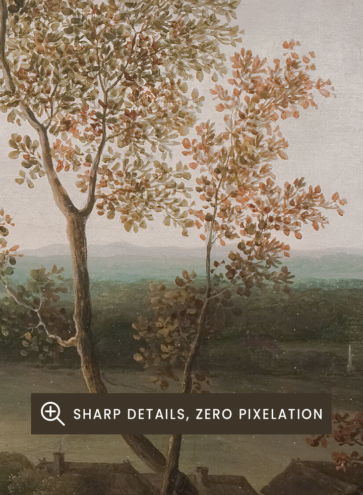 "View of the Country near Jægerspris" Art Print