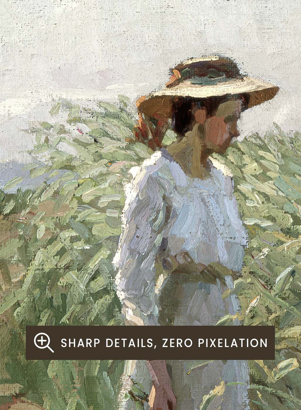 "Girl in the Wheat Field" Art Print